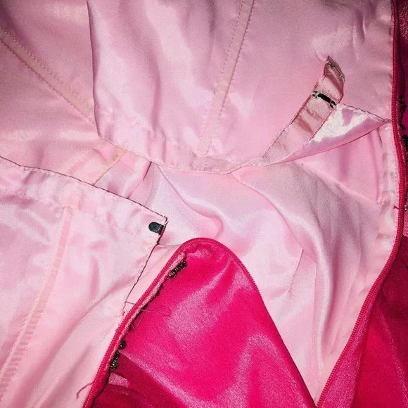 Adrianna Papell Prom Dress Gown Women's 8 Jeweled Beaded Strapless Long Formal - Picture 9 of 11